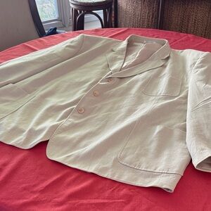 Men's Beige Casual Blazer